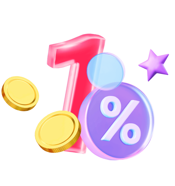 Получи 1% с покупок друга
